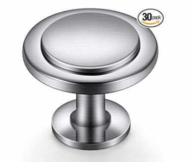 brushed nickel cabinet knobs: Brushed Nickel Zinc Knobs