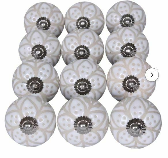 ceramic cabinet knobs: 1 1/2" Diameter Round Knob Multipack