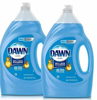 How to clean and maintain black kitchen handles: Dawn Dish Soap Ultra 