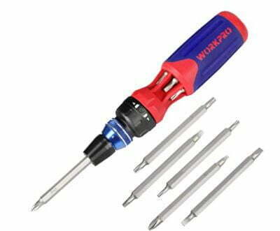 How to clean and maintain black kitchen handles: Ratcheting Multi-Bit Screwdriver Set