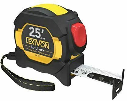 how to install cabinet hinges: LEXIVON 25Ft/7.5m AutoLock Tape Measure