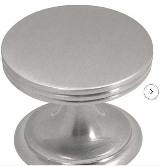 stainless steel cabinet knobs: American Diner 1 3/8" Diameter Mushroom Knob