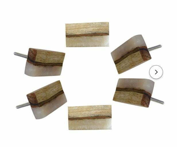 wooden cabinet knobs: 2 1/8" Length Rectangle Knob