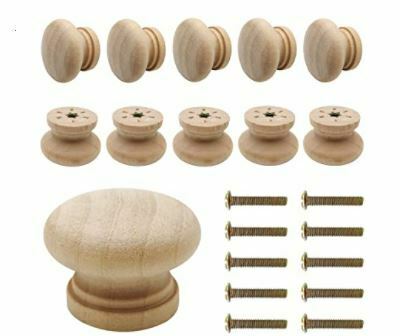 wooden cabinet knobs: Round Wood Cabinet Knobs 